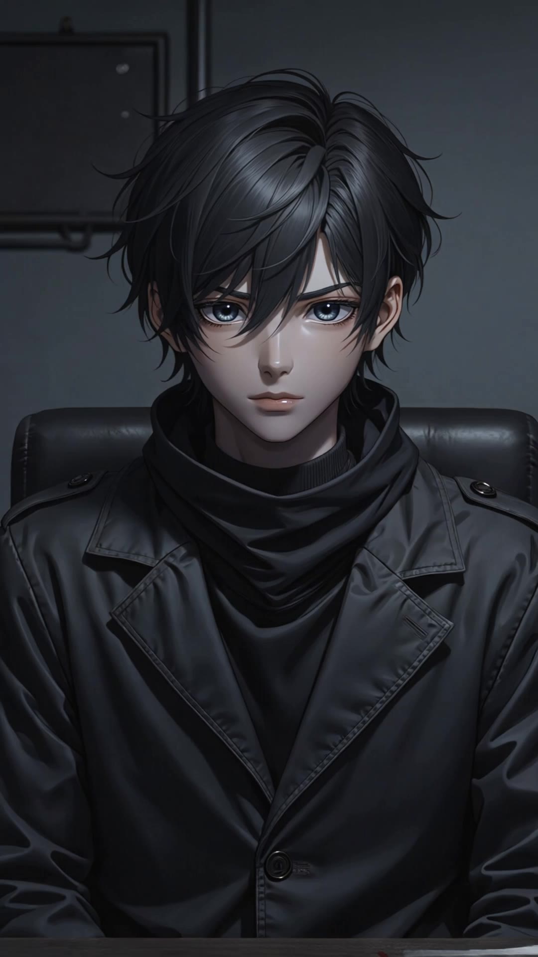 A mysterious anime boy - blonde anime boy AI video