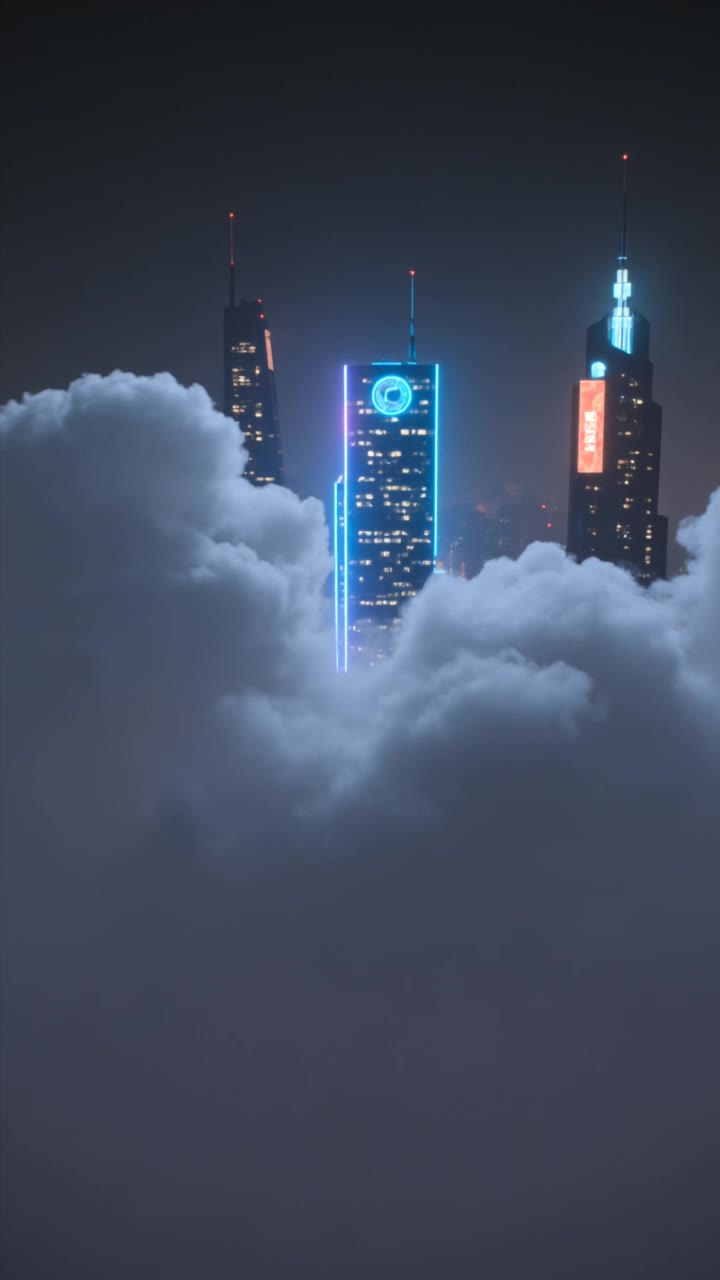 Kling AI work 313872123660279 - cyberpunk birds with broken wings AI video