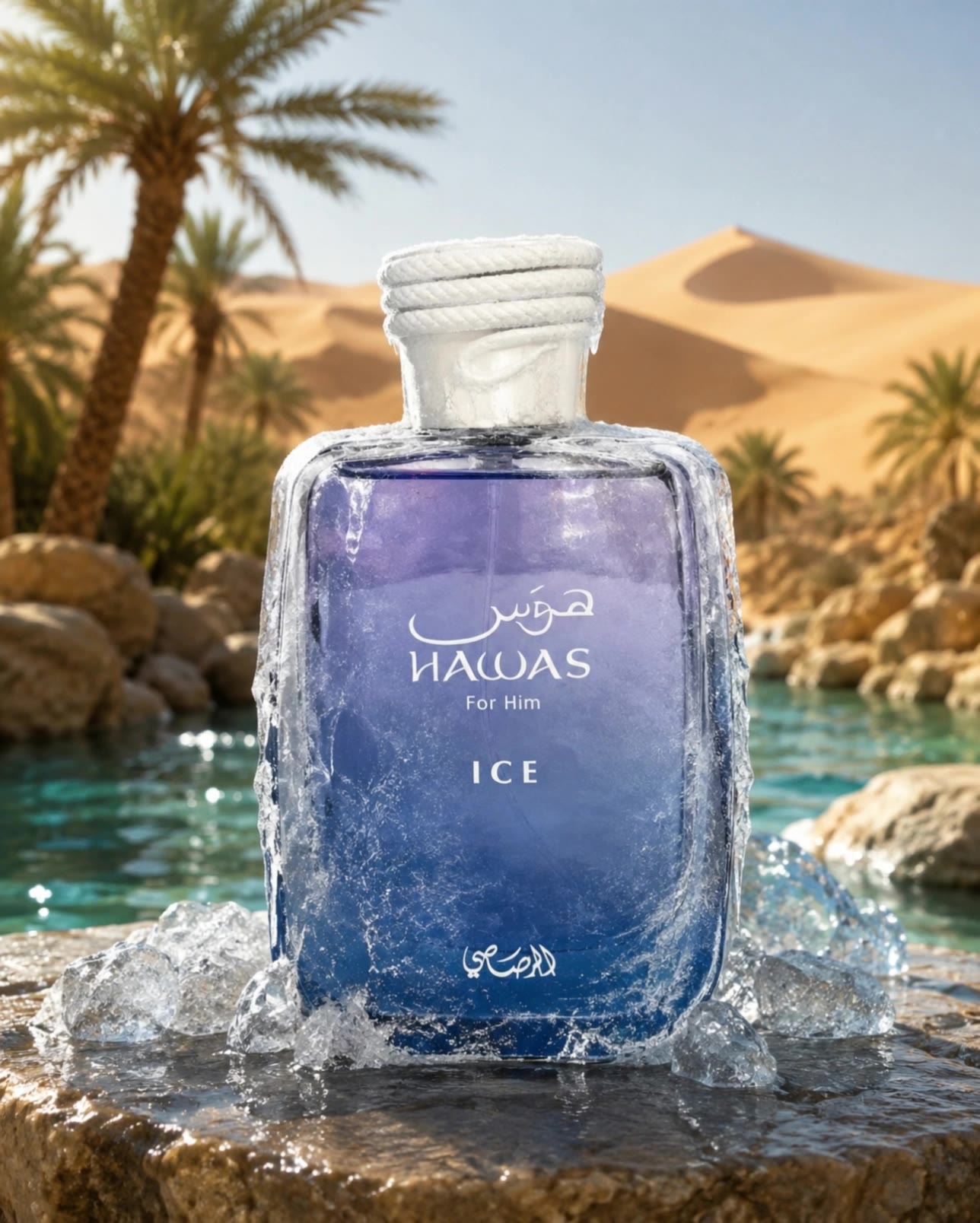 hawas ice - ice scene AI video