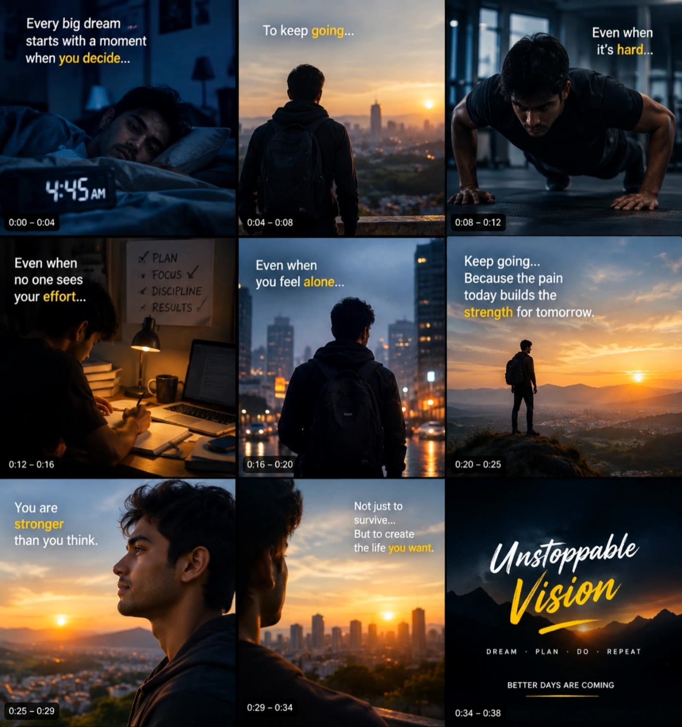 Kling AI work 321579325528580 - monday motivation for work AI video