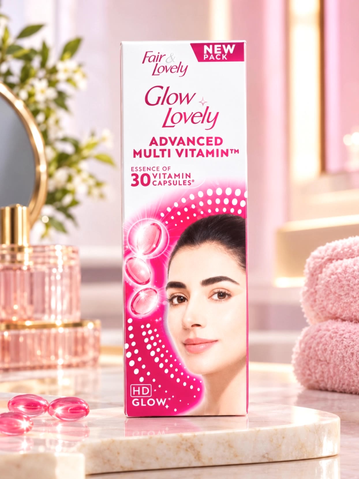 Fair and lovely commercial - product photoshoot AI video