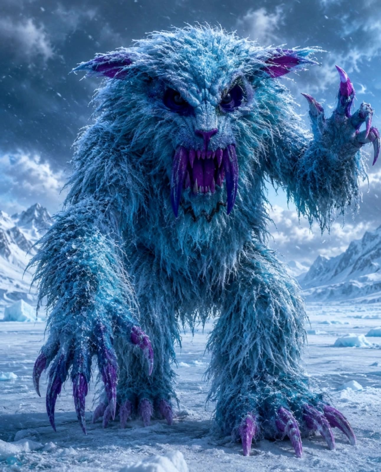Kling AI work 312116792664828 - monster scene AI video