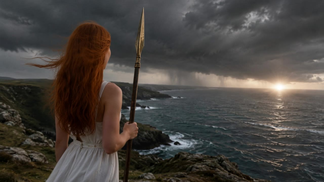 The Light Always Wins - how to cut a side swept fringe AI video