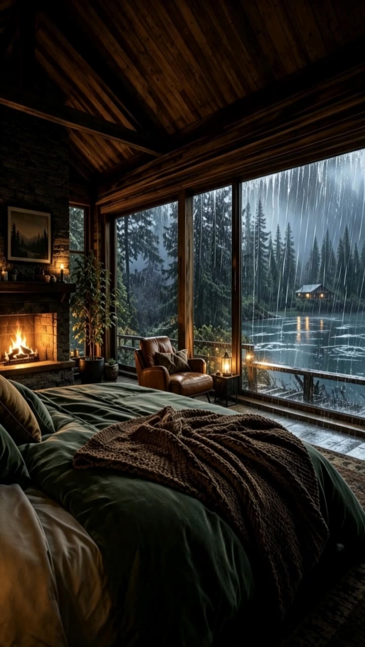 Cozy Rainforest Cabin - kling ai daily free credits AI video