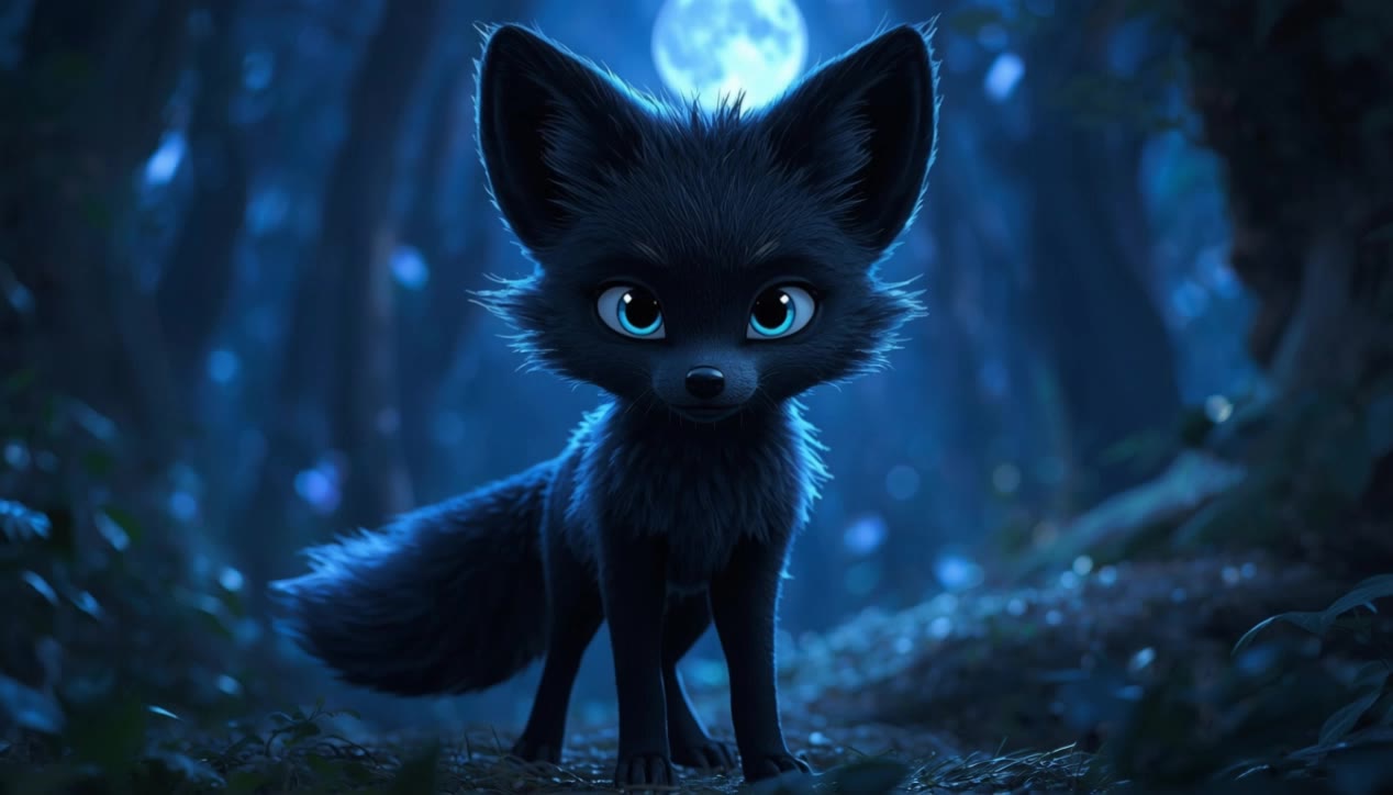 Black FOX - characters black AI video
