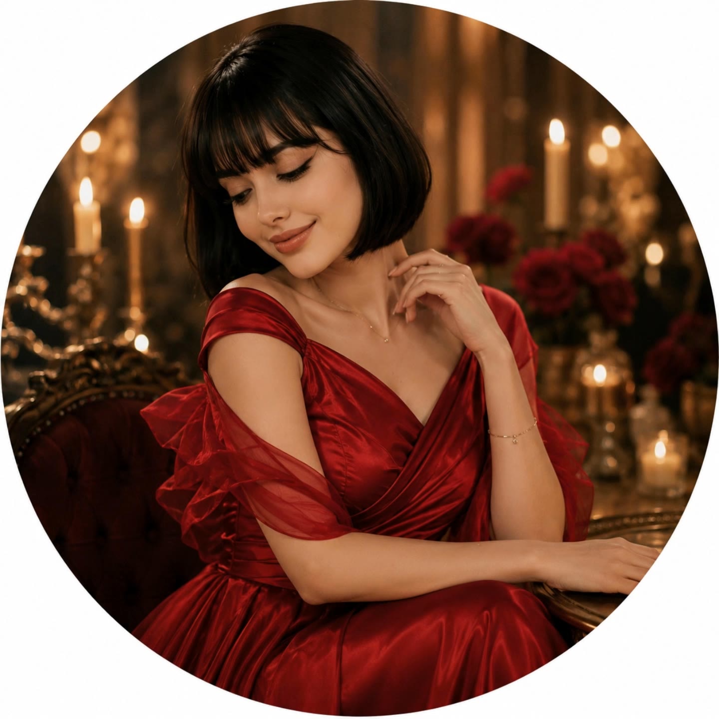 Kling AI work 319591417521789 - long bangs haircut AI video