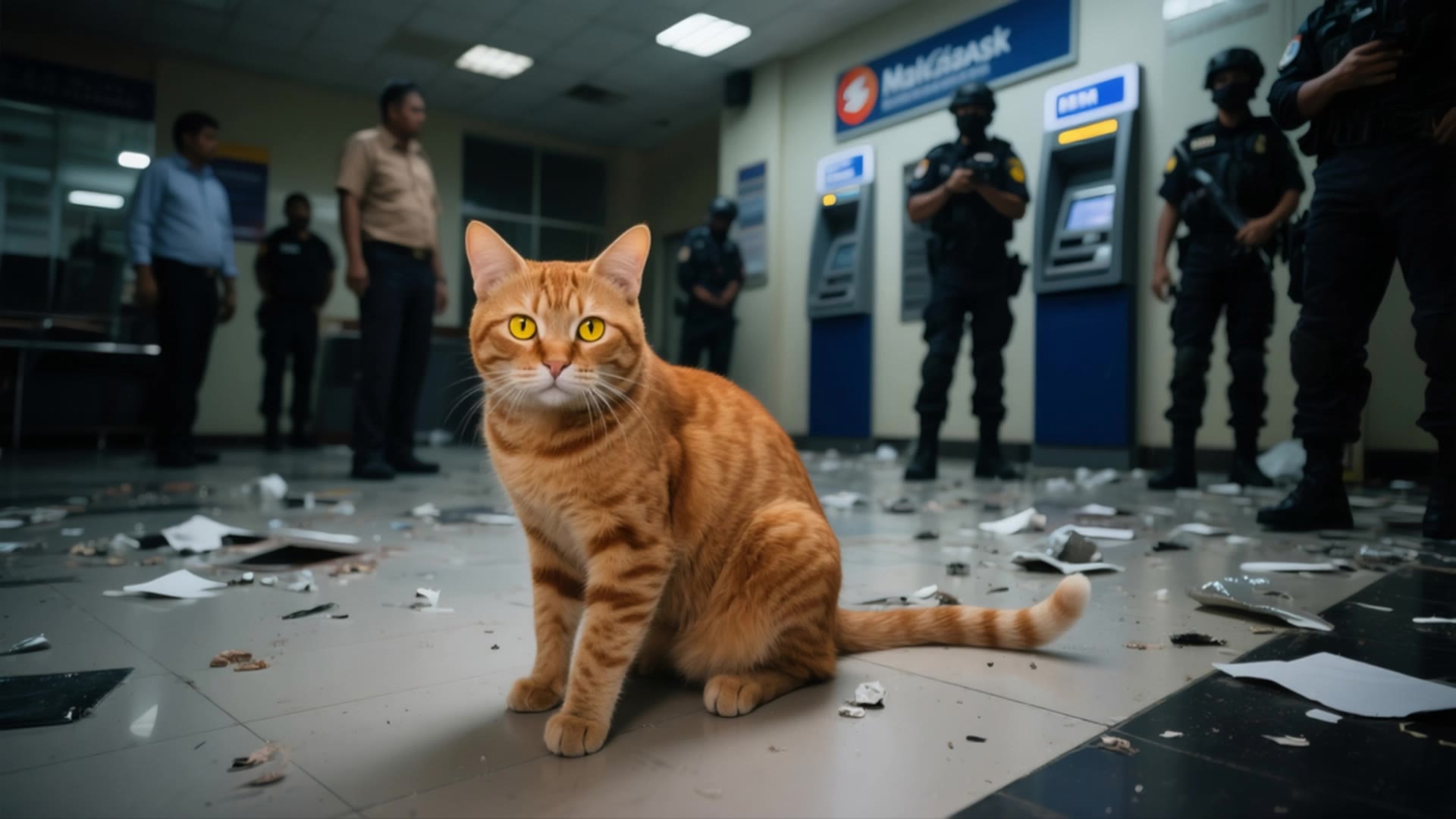 The Orange Cat - cat ai AI video