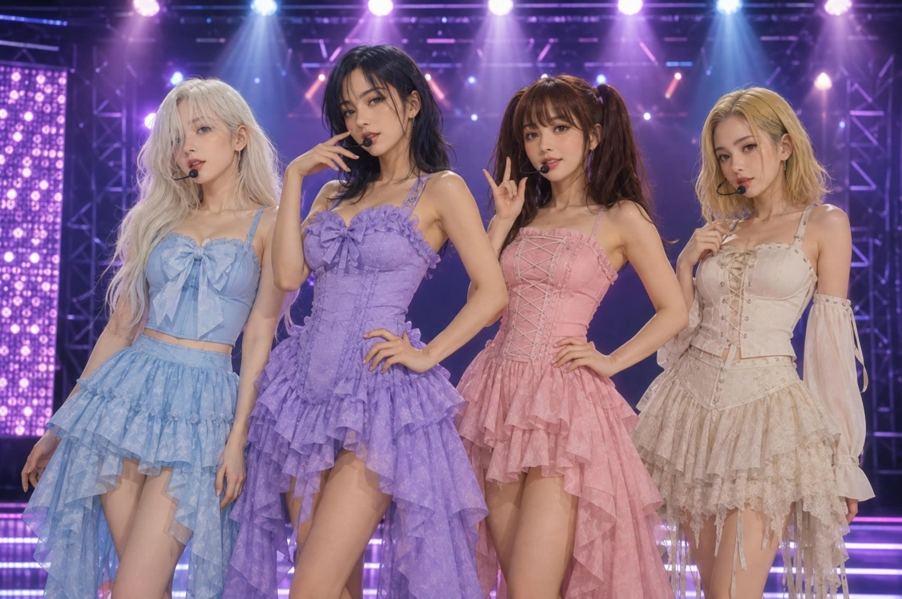 Nanatsu no taizai girls - kpop - kpop ai AI video