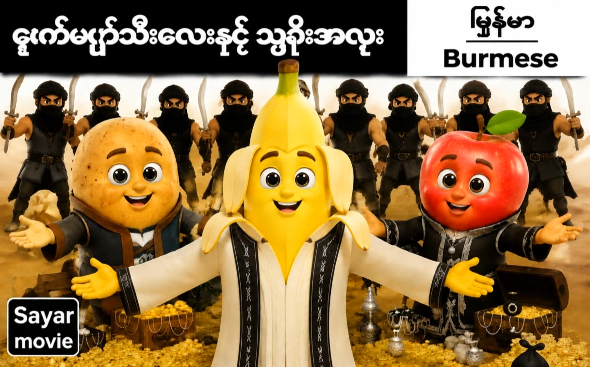 Banana and Potato  - twin banana AI video