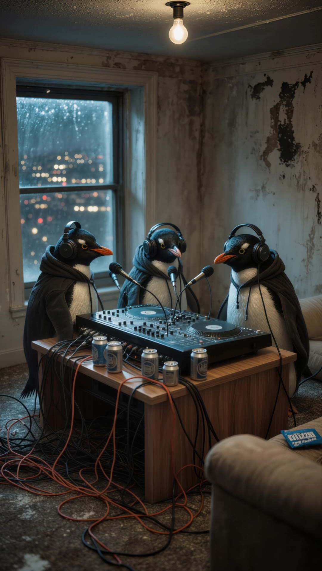 Penguins record rap - rap beat maker AI video