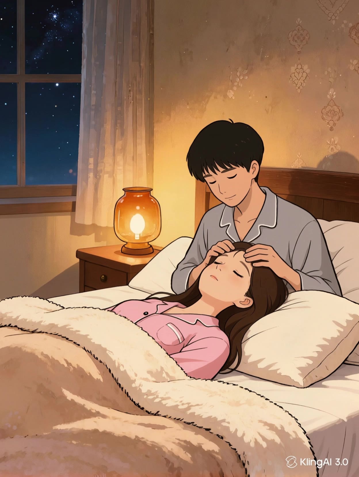 Kling AI work 311710662505073 - sleep animation AI video