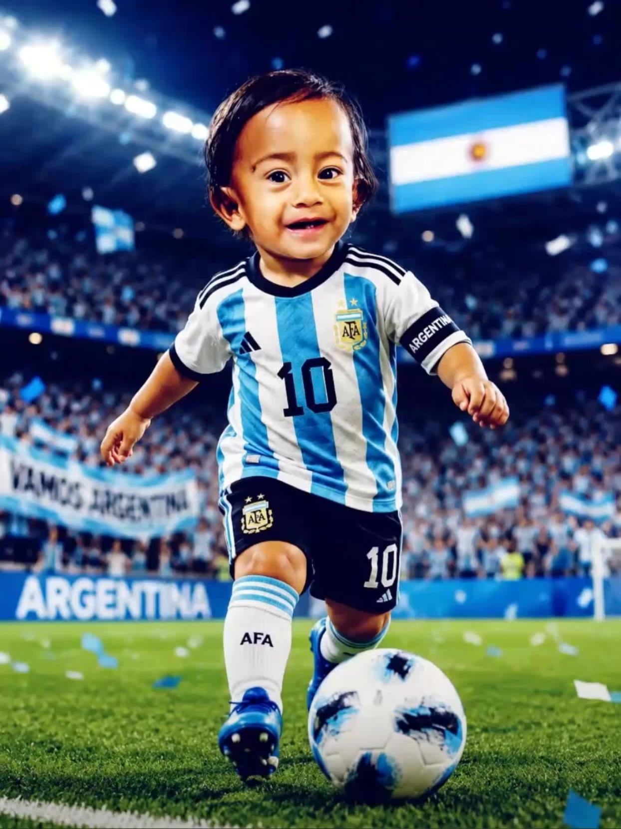 Kling AI work 316345150663701 - football fans celebration AI video