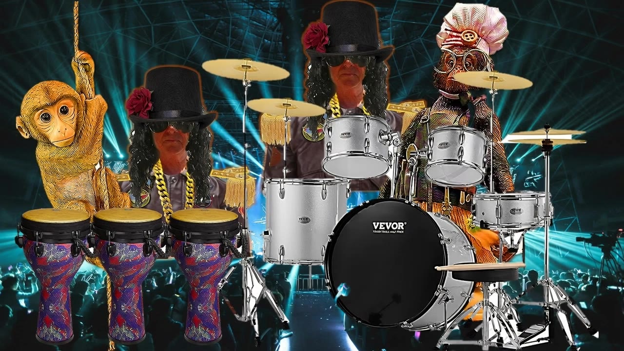 hysterically hammering - how do you make beats AI video