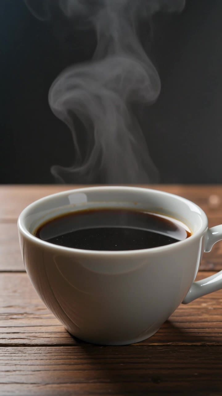 Coffee transformation - coffee try on AI video