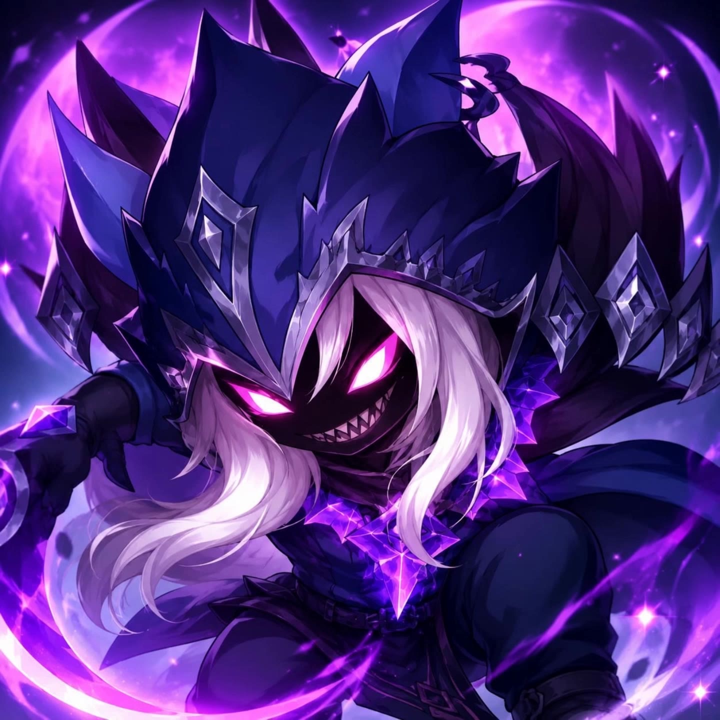 Kling AI work 314082534613529 - purple anime pfp AI video