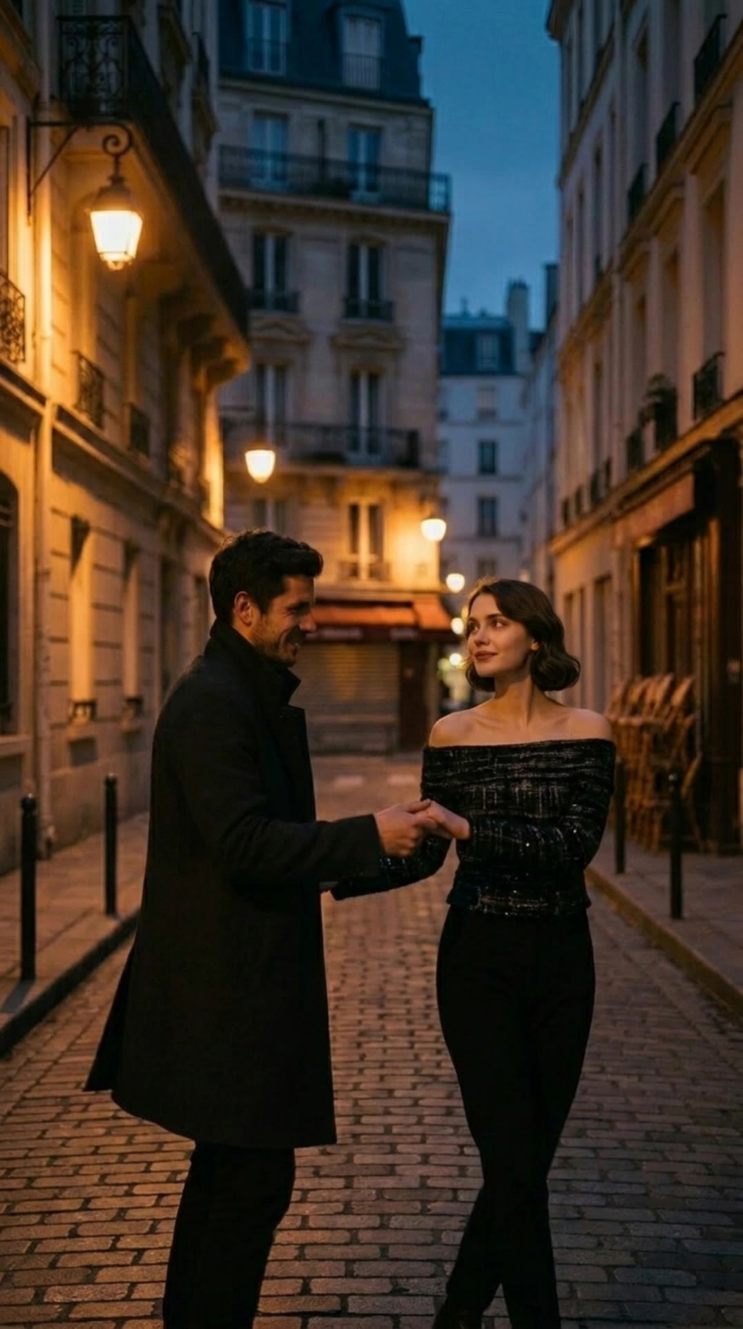 Paris Dancing couple - couple ai video AI video