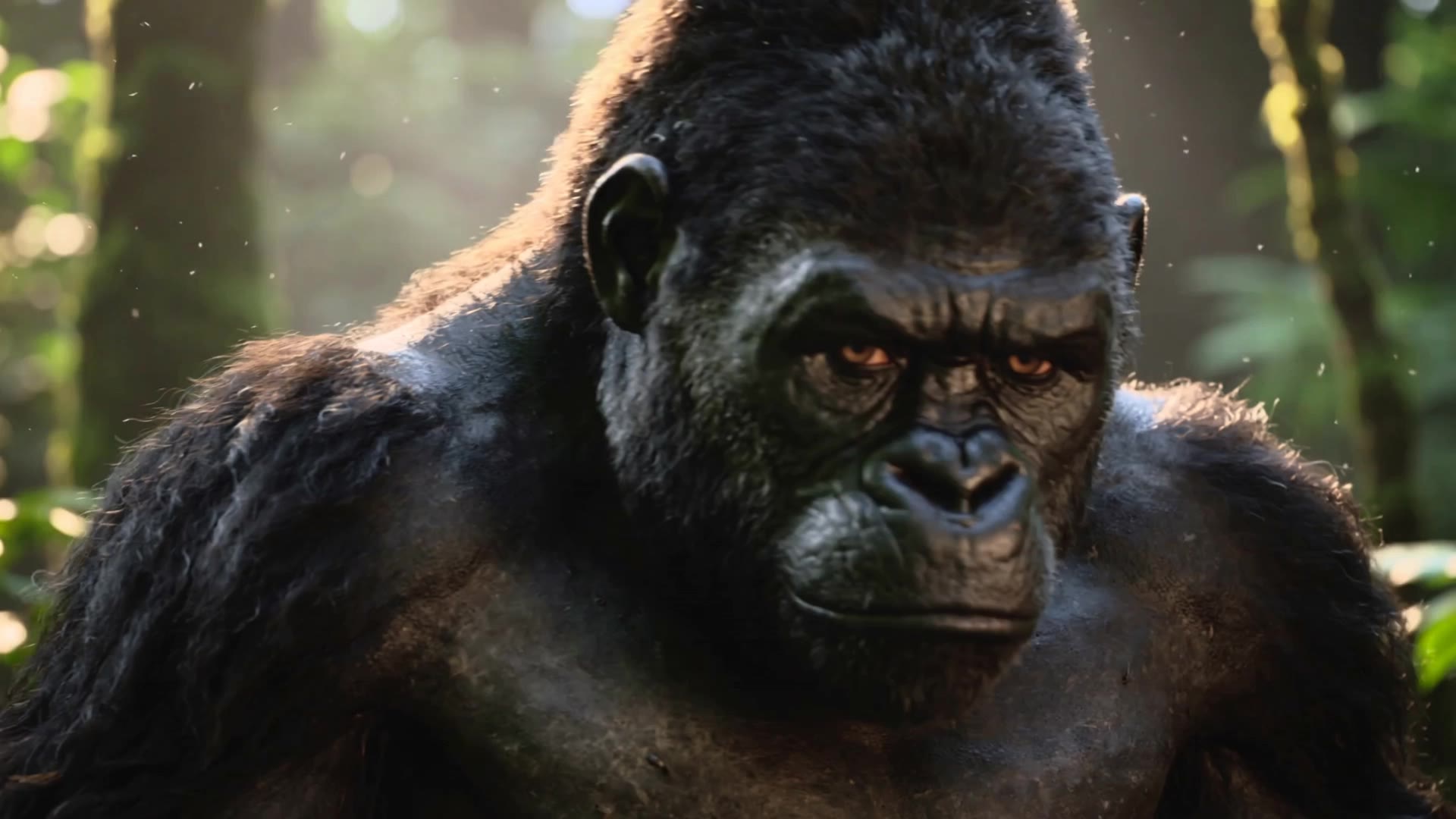 gorilla stare - gorilla tattoo ideas AI video