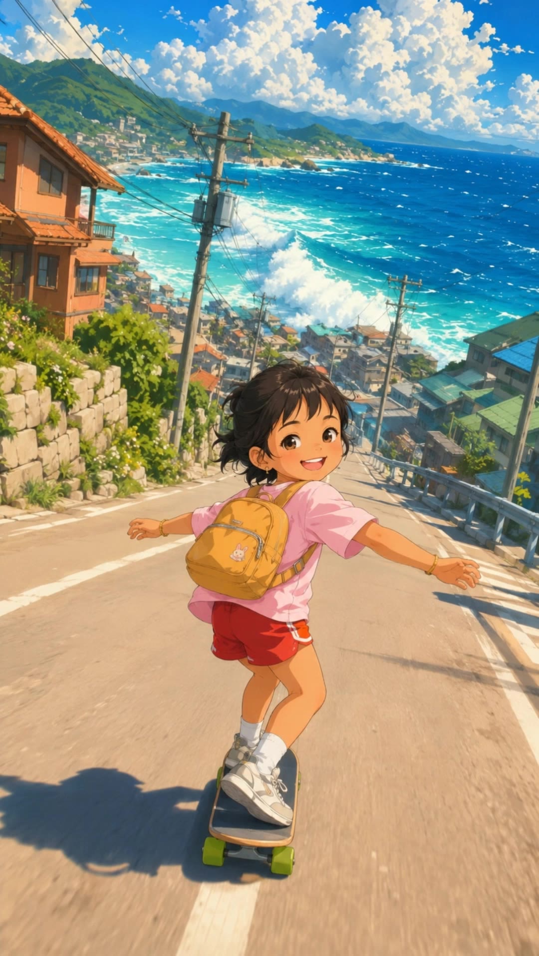 Kling AI work 311254086664303 - studio ghibli clouds AI video
