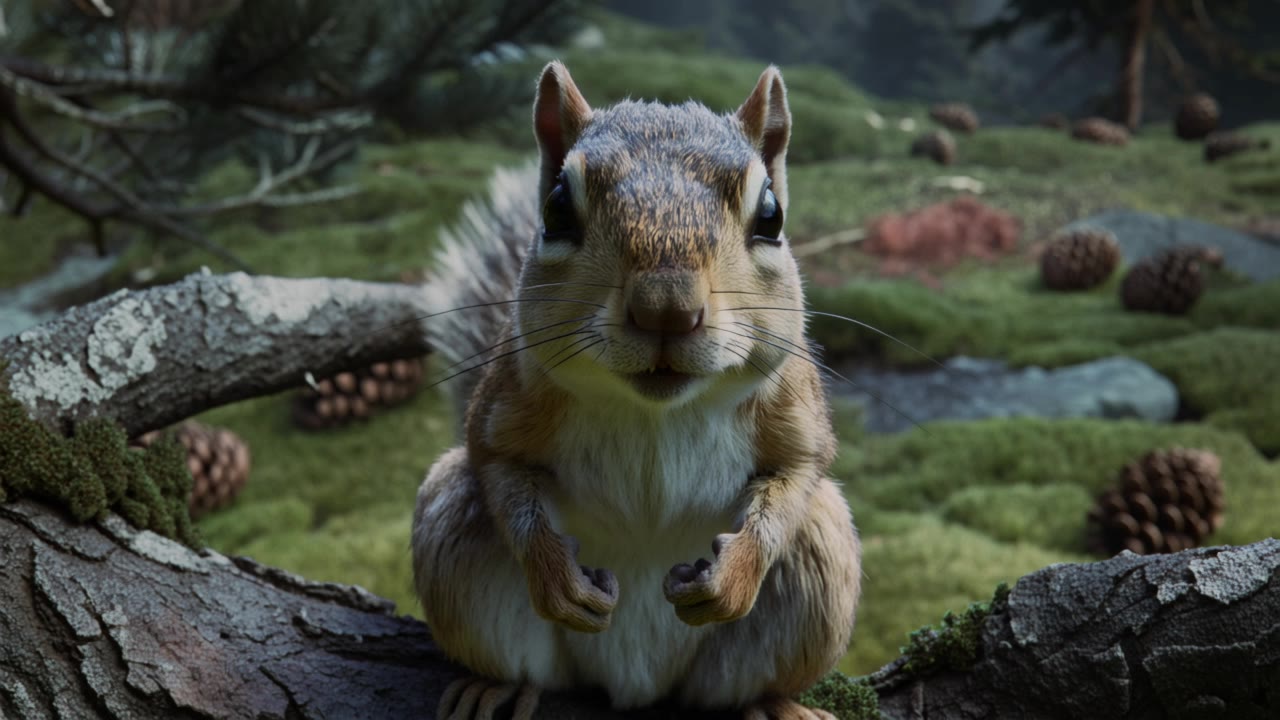 Kling AI work 295299089525979 - flying squirrel images AI video