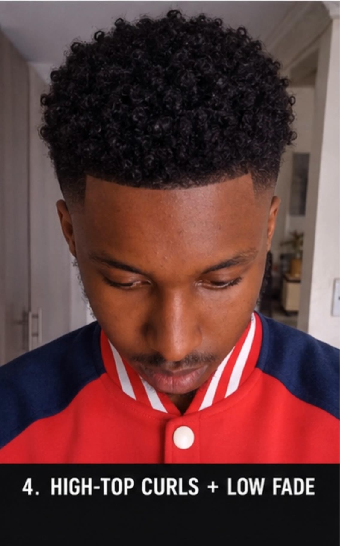 curly hair cut - curly undercut men AI video