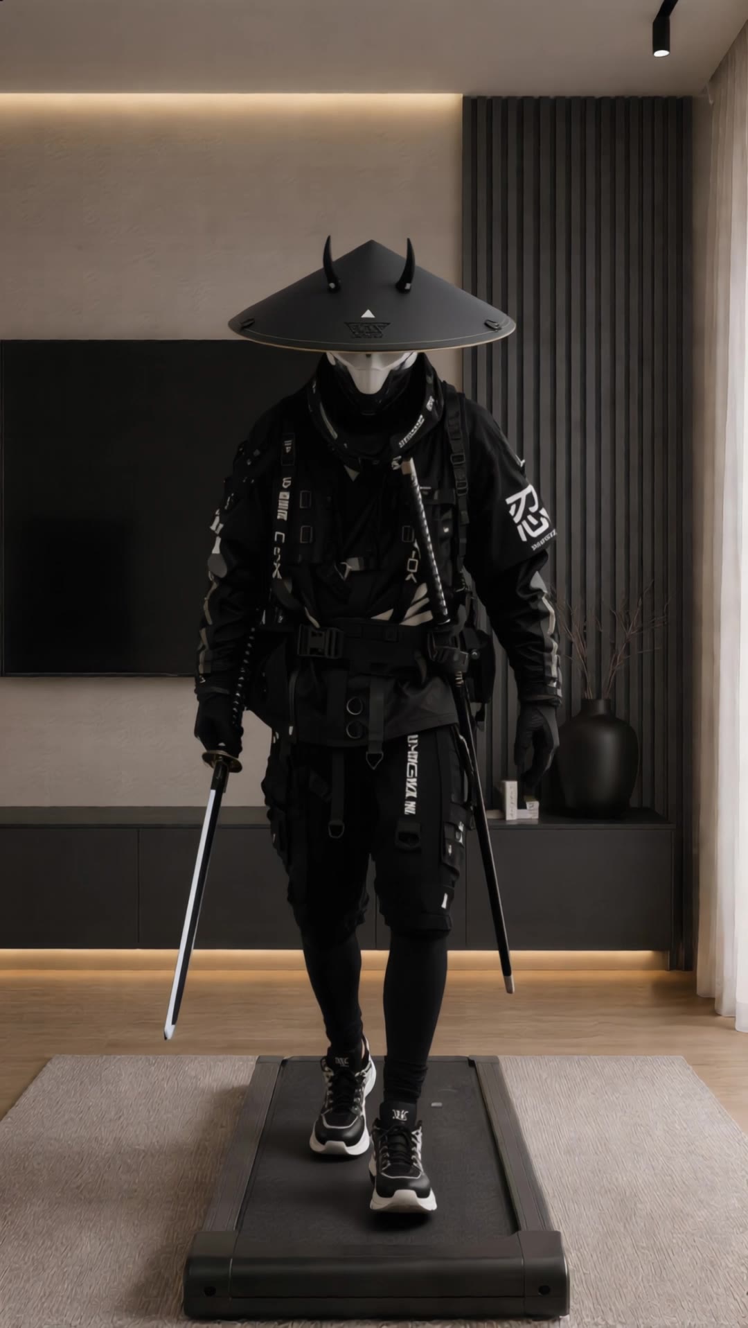 Kling AI work 318355711500186 - katana sheathed AI video