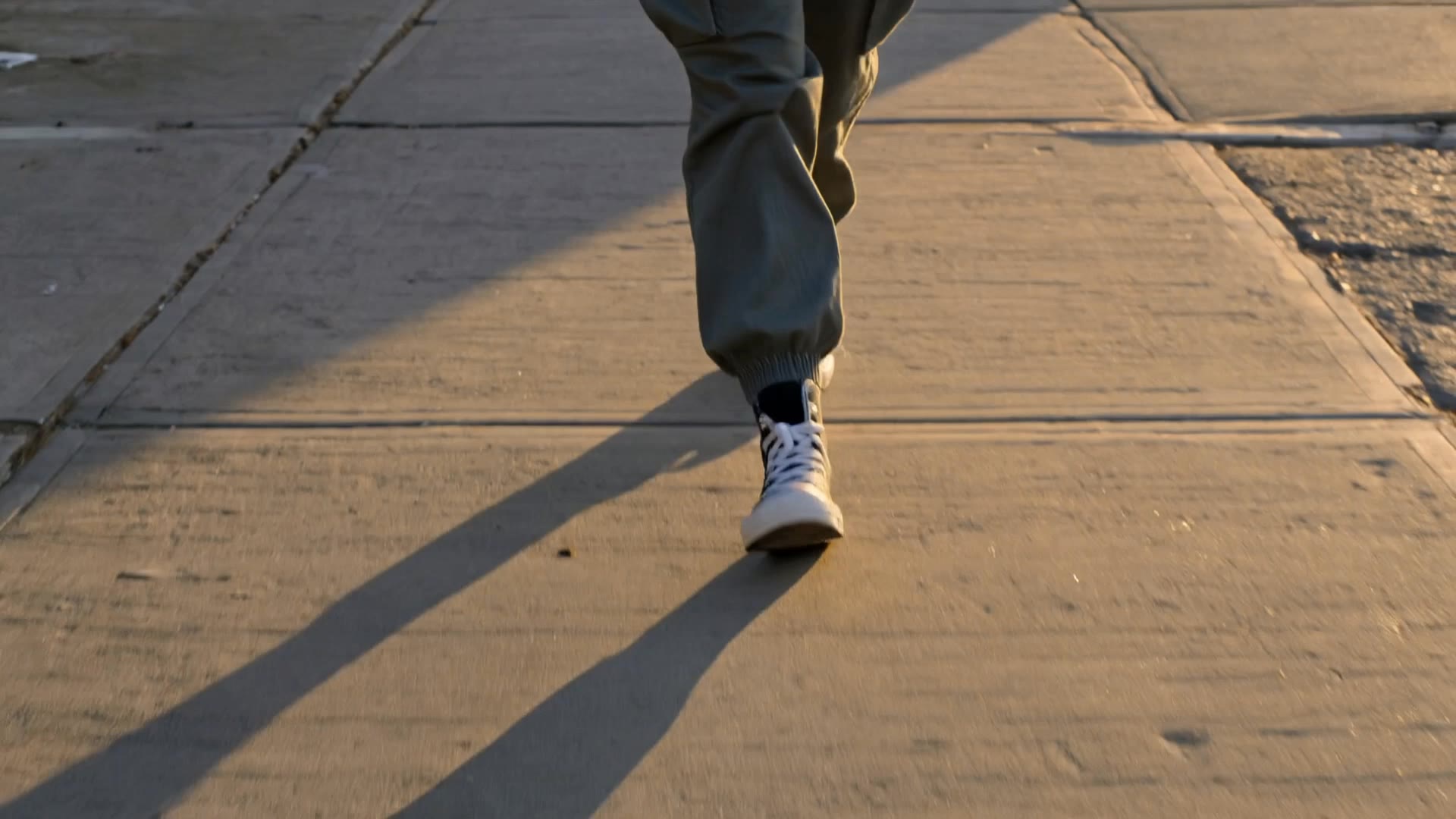 woman walk on the street - walk poster design AI video