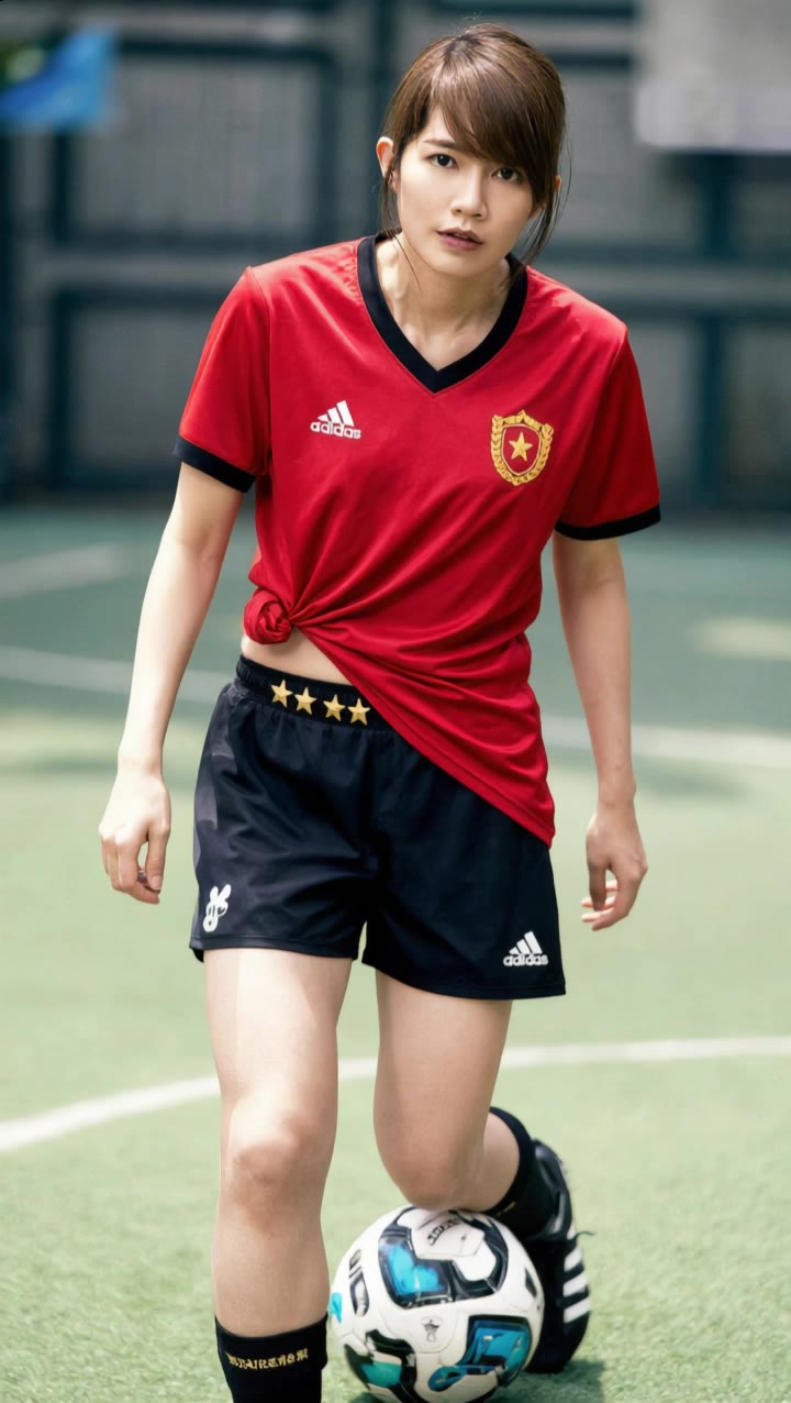 Kling AI work 315748350506440 - bicycle kick AI video