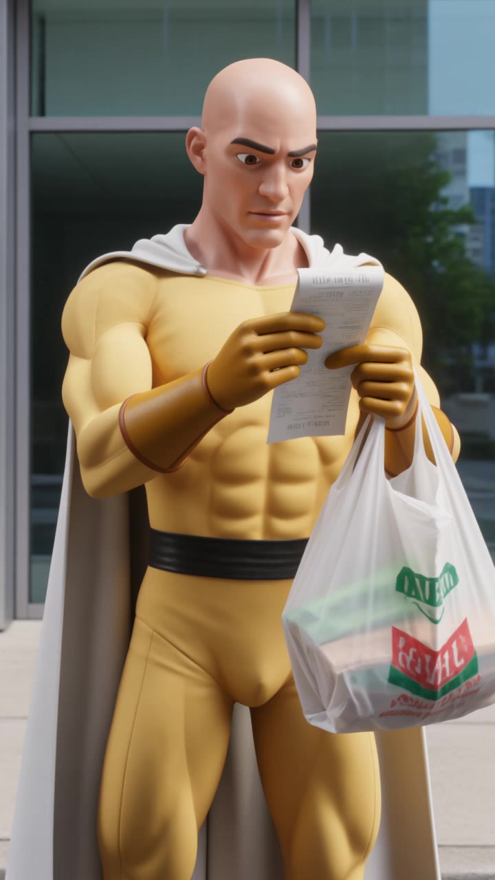 Kling AI work 309181954666765 - goku in a suit AI video