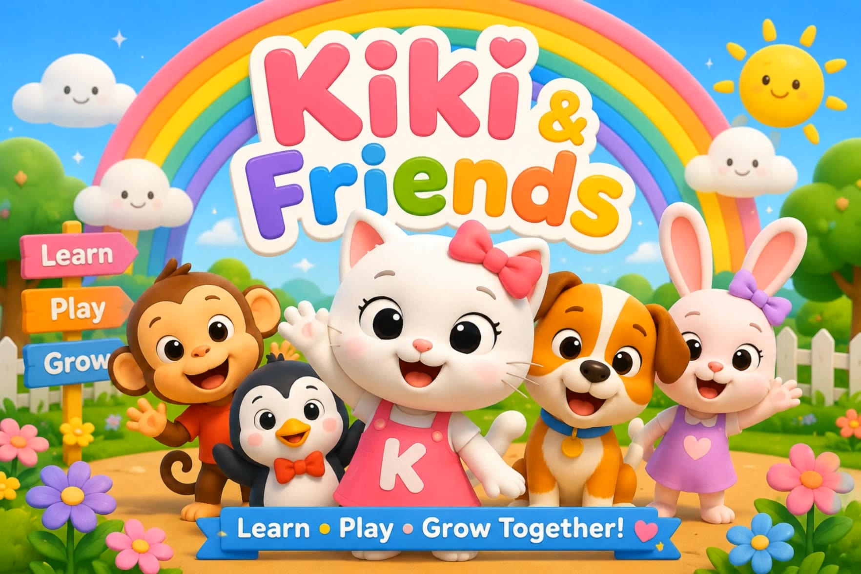 learn and grow with friends - make song instrumental AI video
