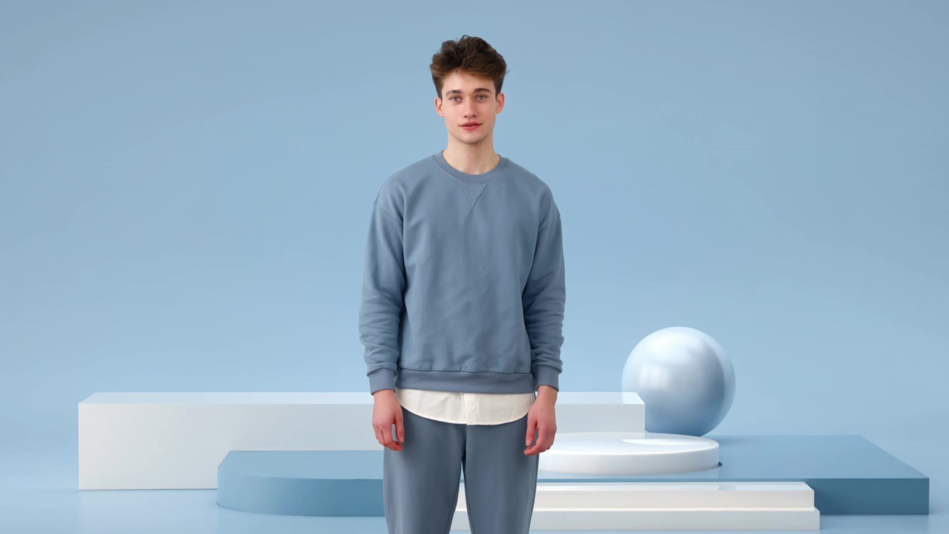 Kling AI work 310516921661059 - long top men's hairstyle AI video