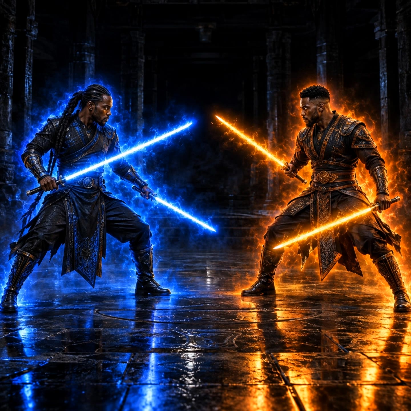 The sword's men's - men's low fade AI video
