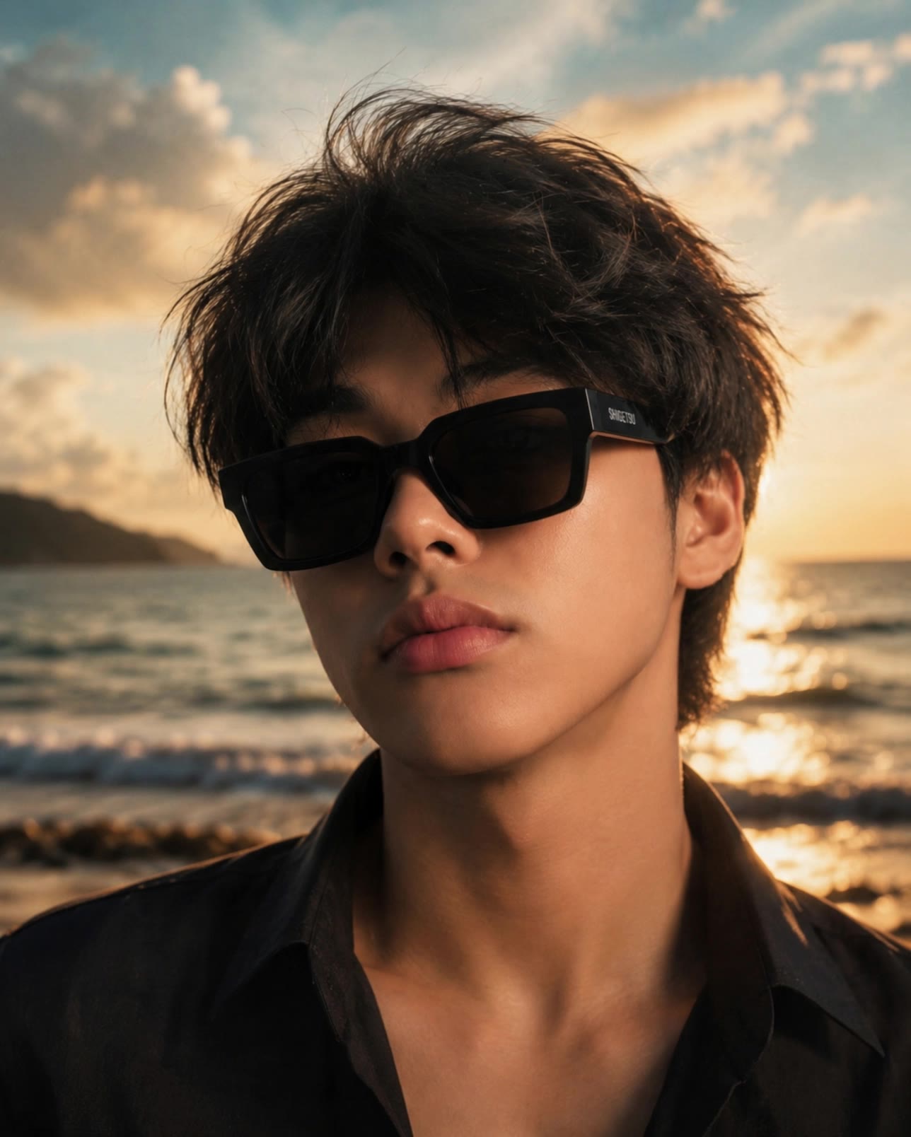 Kling AI work 310148160523984 - sunglasses template AI video