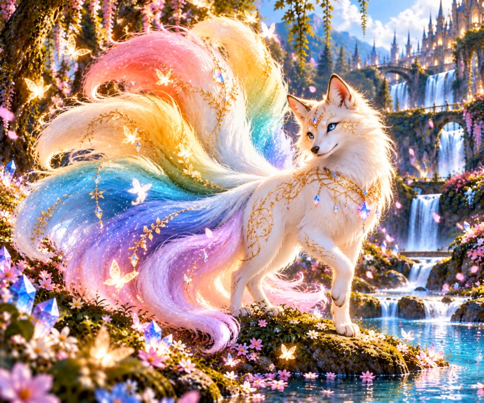 magical fox gif - magic gif AI video