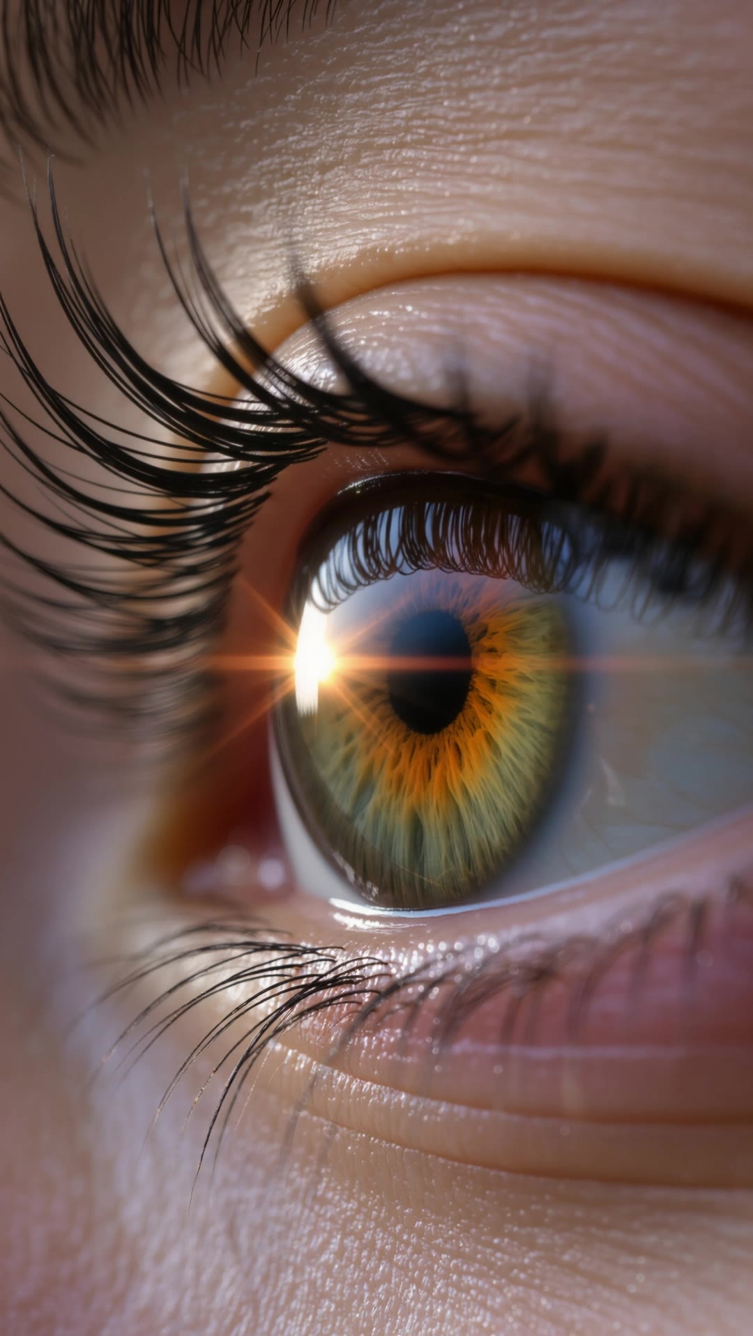 The green eye - eye reference photo AI video