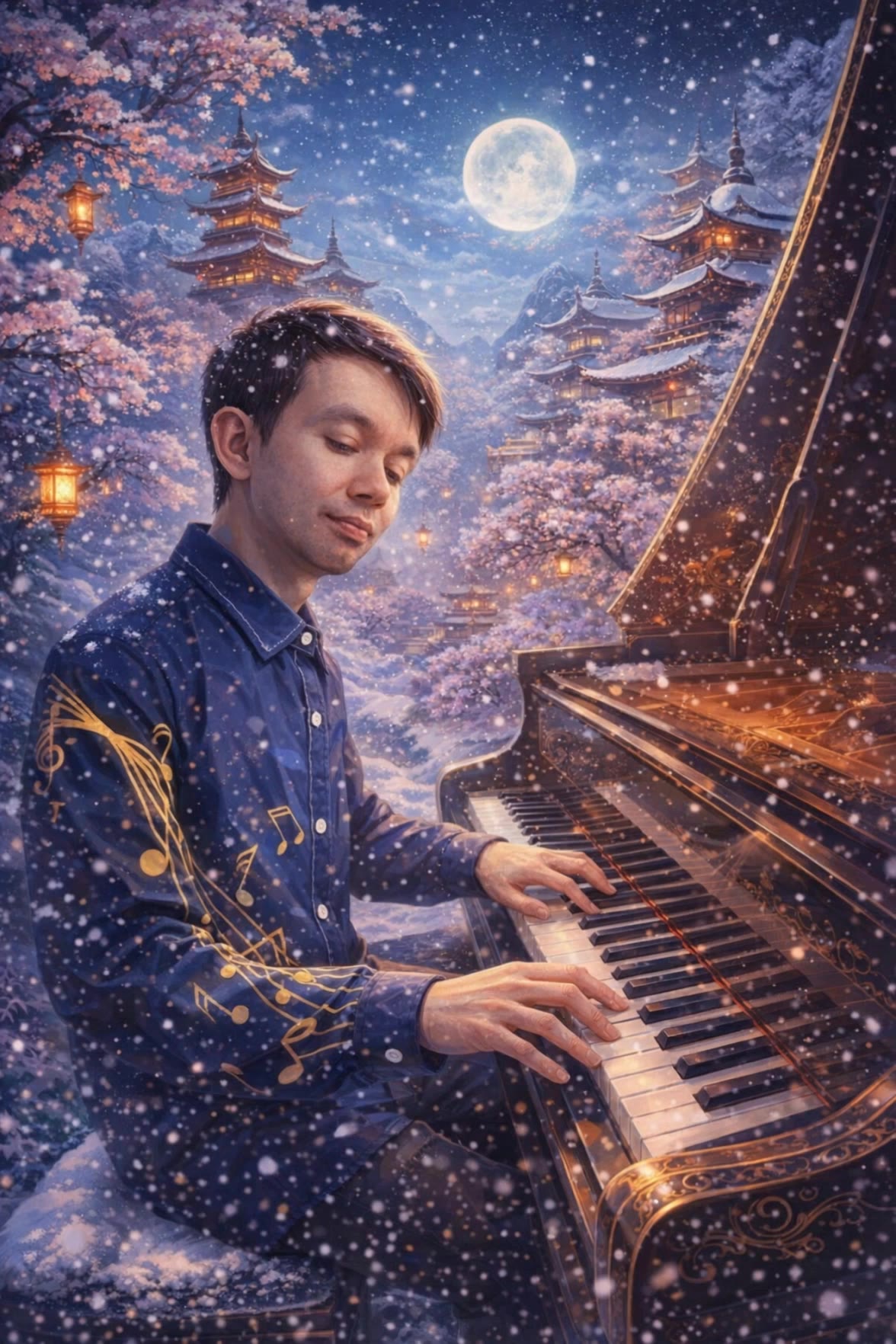 Kling AI work 311699171662649 - run away piano AI video