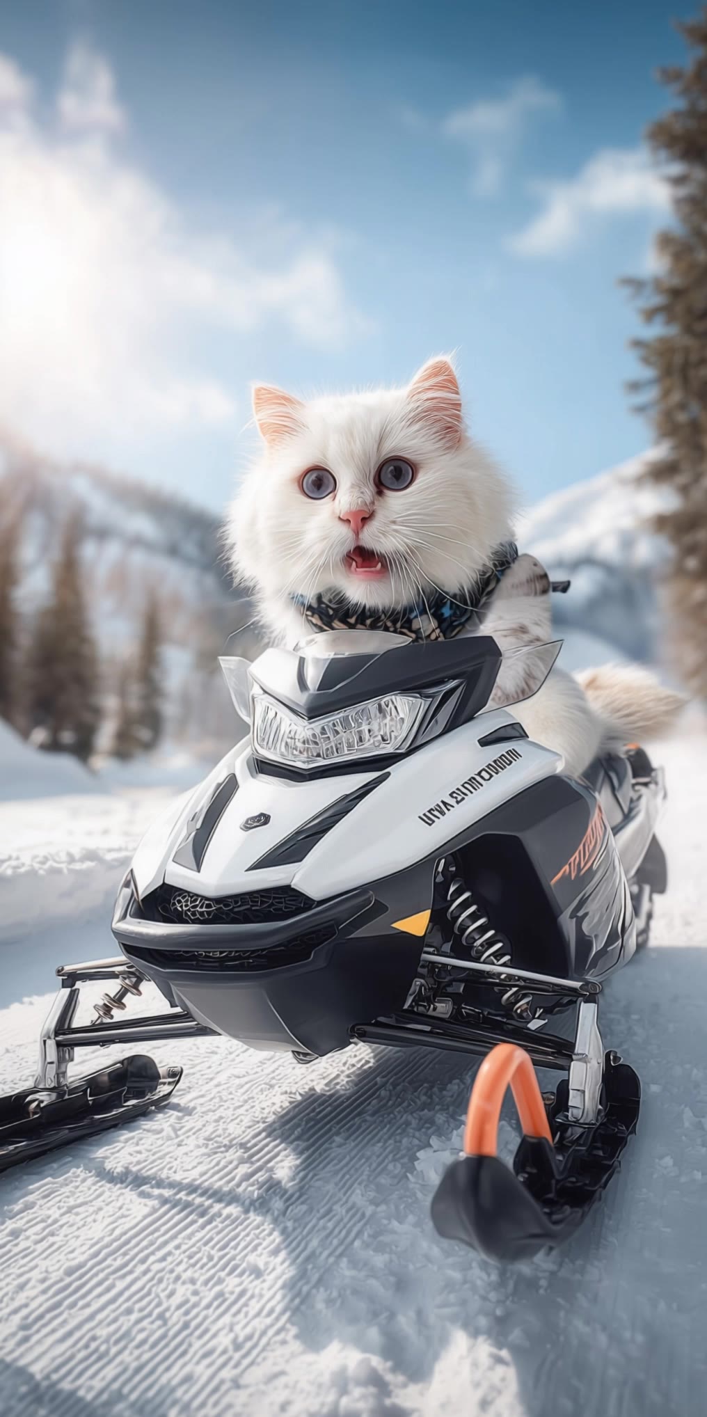Snow Beast Incoming - snow kling ai AI video