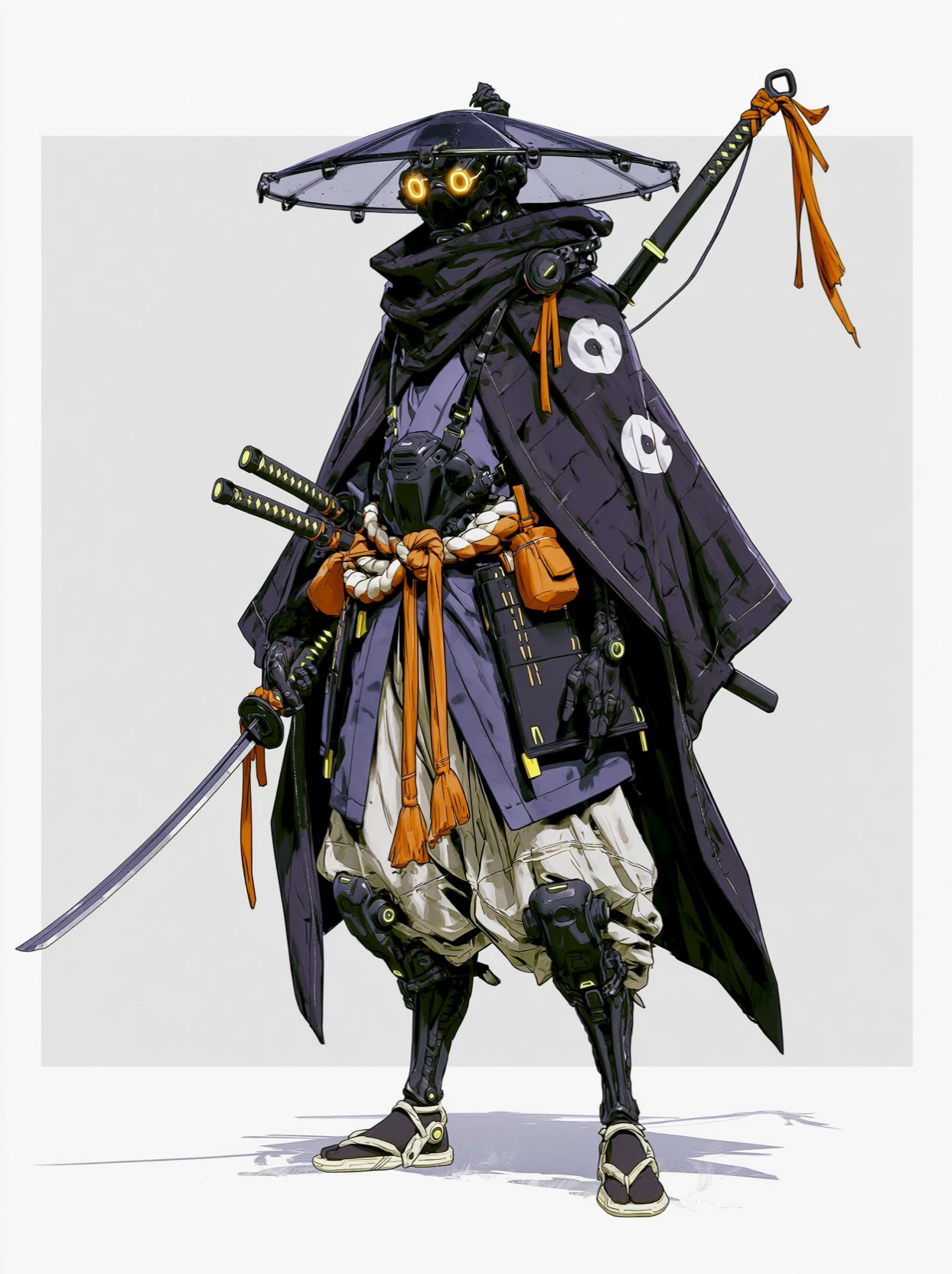 Cyber-samurai character explorat - design your own character AI video