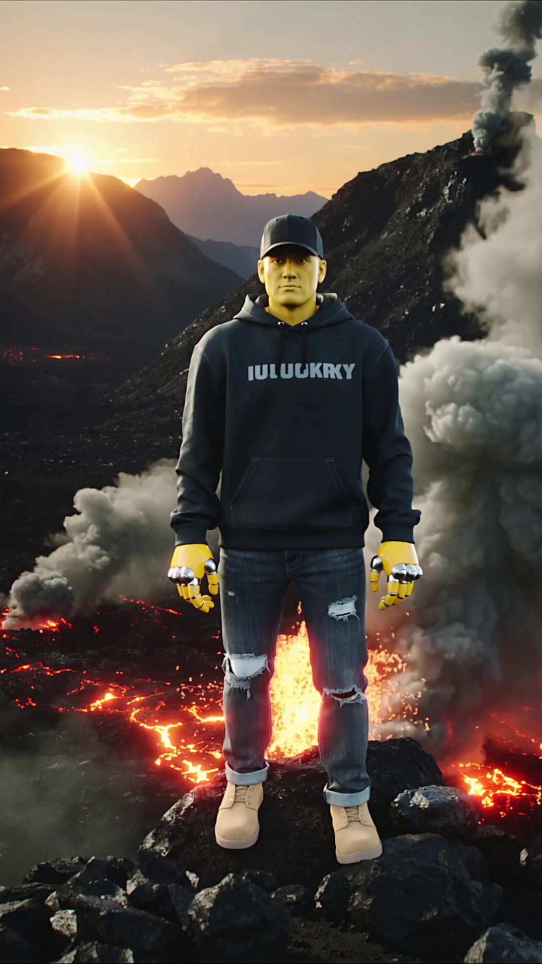 Kling AI work 310925365667732 - bob boxing dummy AI video