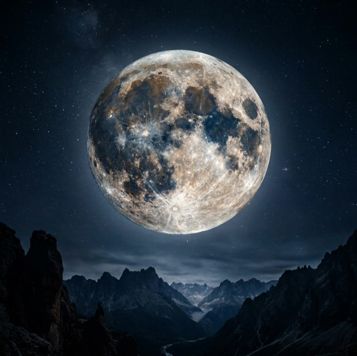 To the moon and back - moon inpaint AI video
