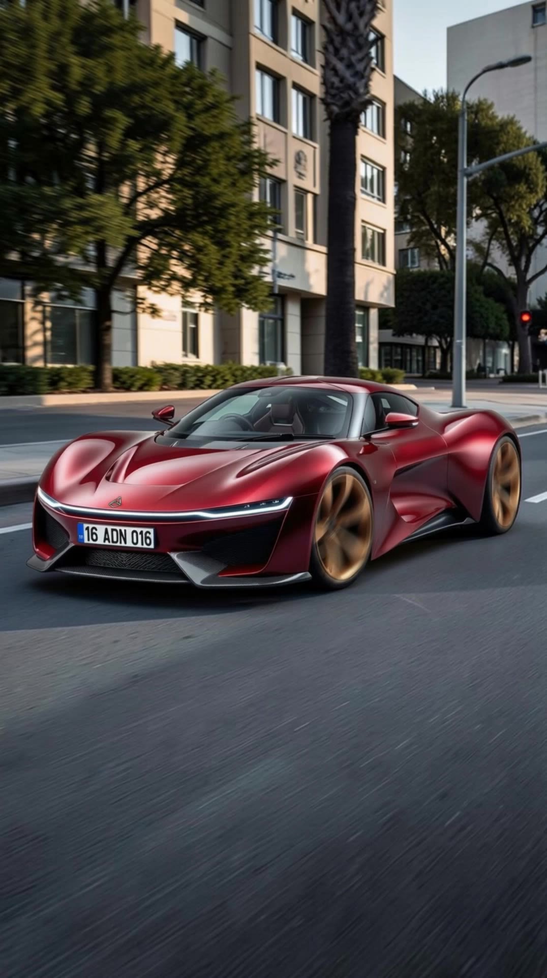 ADNDizayn sport car design - sport scene AI video