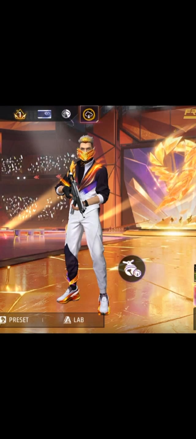 "Free Fire male character runnin - child ai character swap AI video