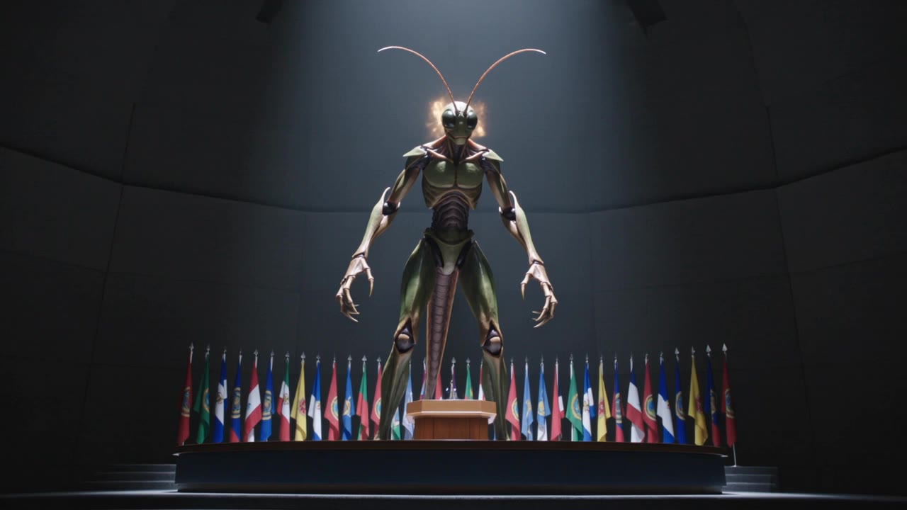 Kling AI work 312519093501082 - new mantis skin AI video
