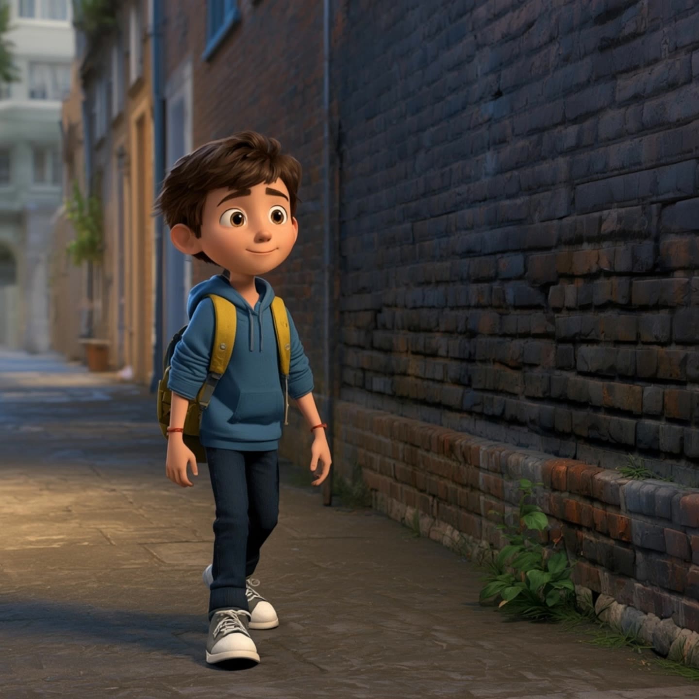 Kling AI work 319452254611826 - movie scene where character walks around slowly AI video
