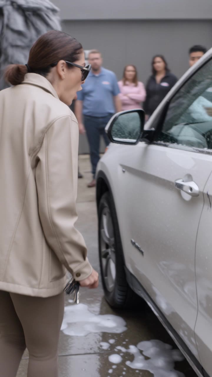 🚗 Car Wash Karen MELTDOWN - grime scene car wash AI video