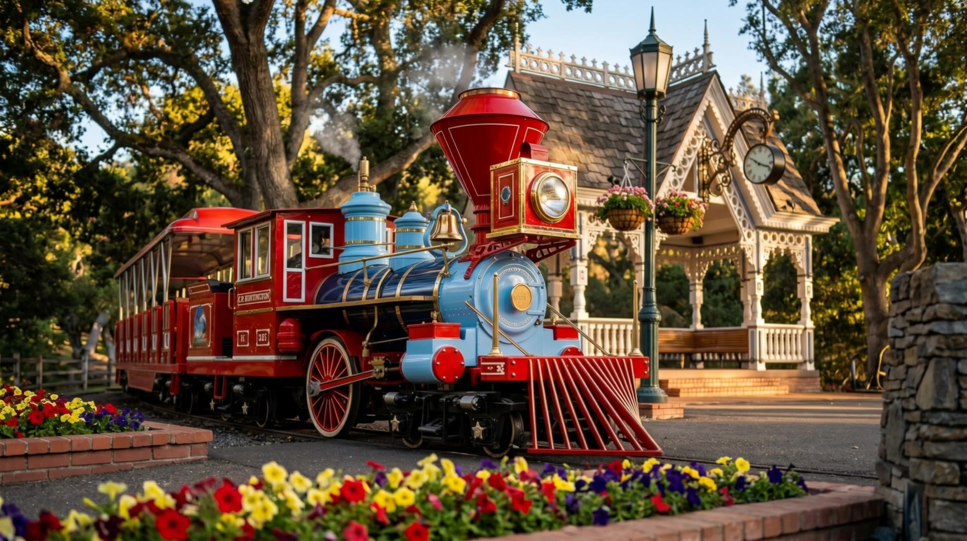 Neverland Train - train scene AI video