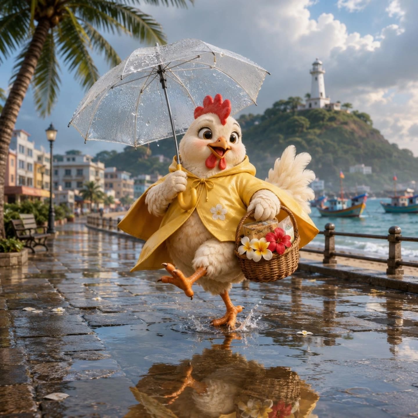 Kling AI work 315865693616572 - evolution of hen AI video