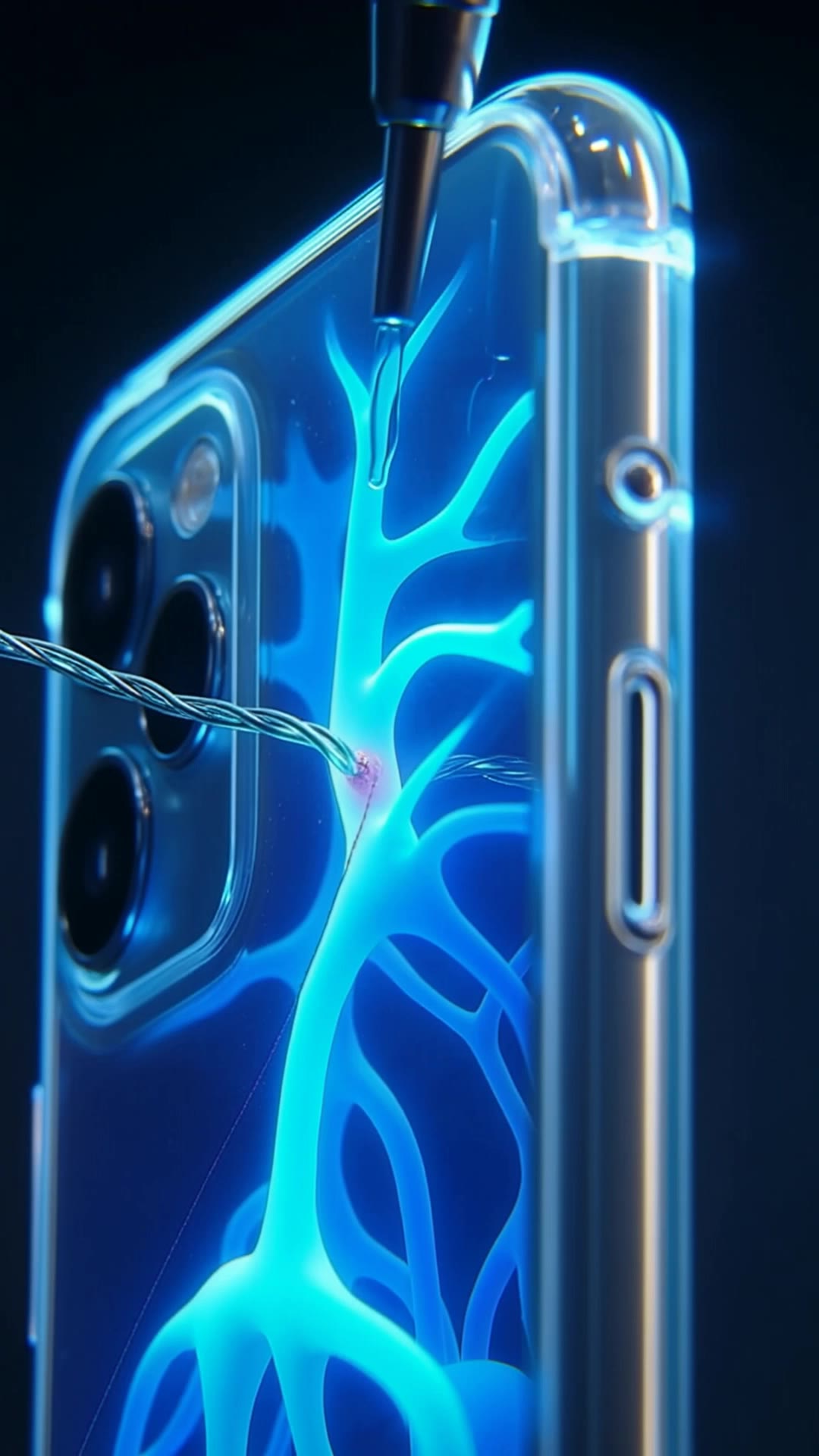 Kling AI work 298386236651452 - phone transparent background AI video