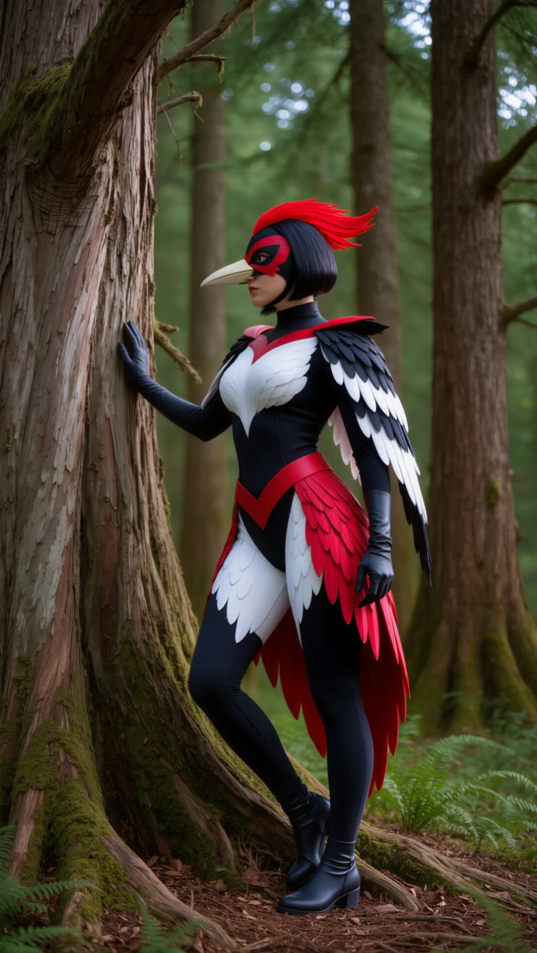 New Superhero Woodpecker-woman - random superhero generator AI video