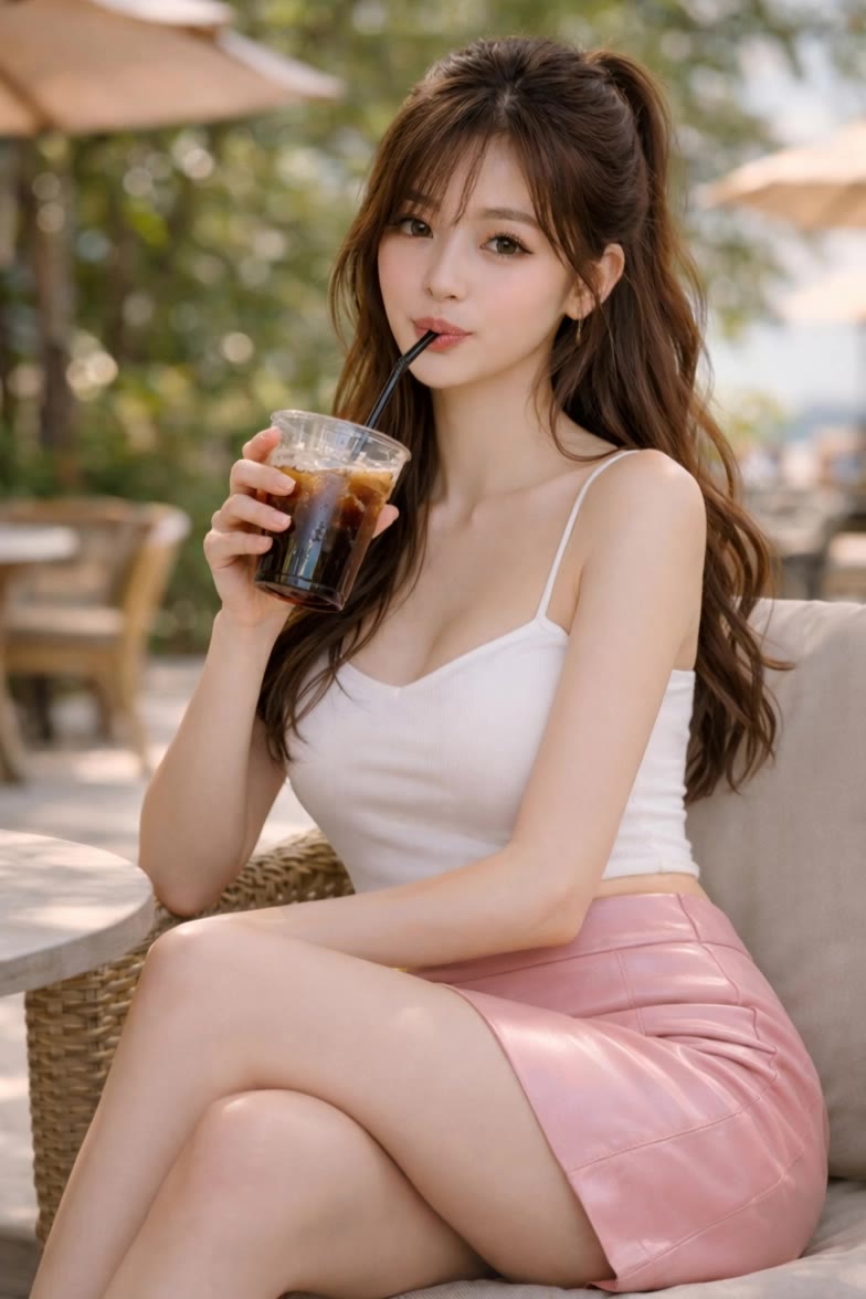 cute lady - feet video AI video
