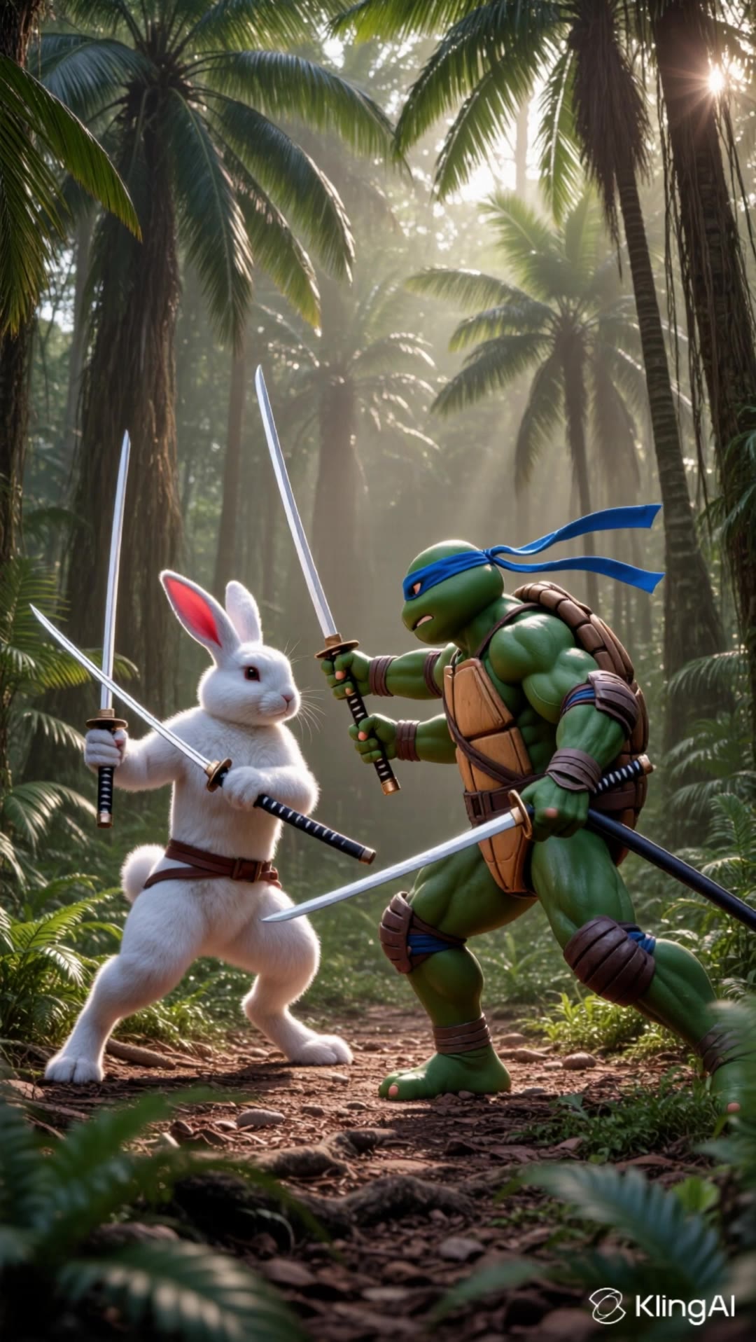 Kling AI work 298645122503727 - ninja turtles 1990 trailer AI video
